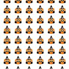 48 Halloween Witch Owl Envelope Seals Labels Stickers 1.2" Round