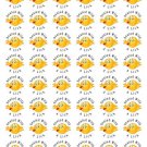 48 Sealed With A Lick Envelope Seals Labels Stickers 1.2" Round