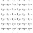 48 Old Key Envelope Seals Labels Stickers 1.2" Round