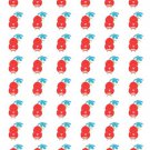 48 Cute Red Bird Envelope Seals Labels Stickers 1.2" Round
