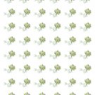 48 Green Thank You Flowers Envelope Seals Labels Stickers 1.2" Round