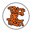 48 Halloween Trick Or Treat Envelope Seals Labels Stickers 1.2" Round
