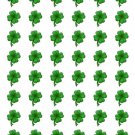 48 Shamrock Clover St Patricks Day Envelope Seals Labels Stickers 1.2" Round