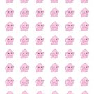 48 Baby Pink Elephant Envelope Seals Labels Stickers 1.2" Round
