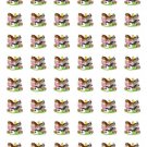48 Farm Animals Envelope Seals Labels Stickers 1.2" Round