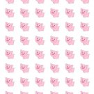 48 Cute Pig Envelope Seals Labels Stickers 1.2" Round