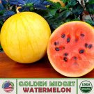 10 Organic Golden Midget Watermelon Seeds Heirloom Non Gmo Genuine Usa Garden Fresh