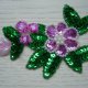 Sequined Flower Applique