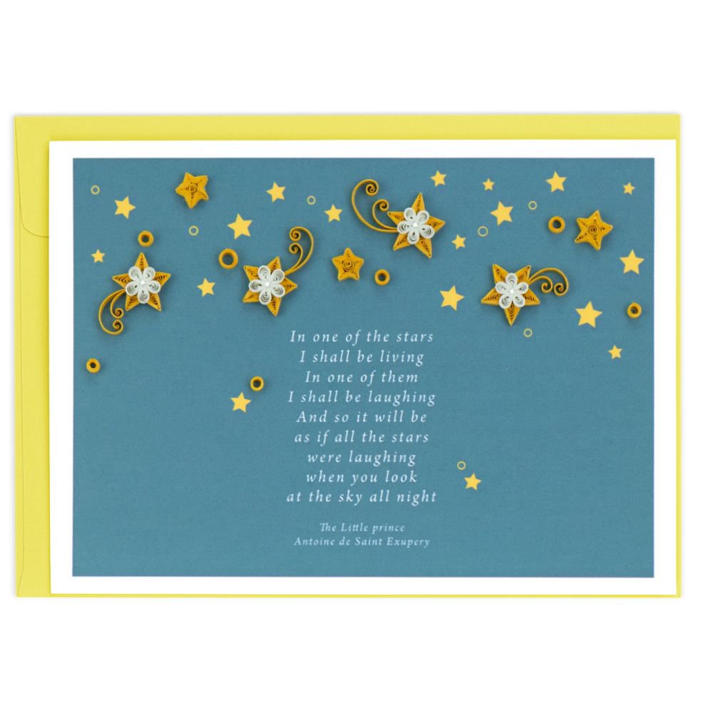 Little Prince Quilling Sympathy Card