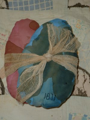 Primitive Grubby 1871 Prairie Eggs Door Hanger E Pattern
