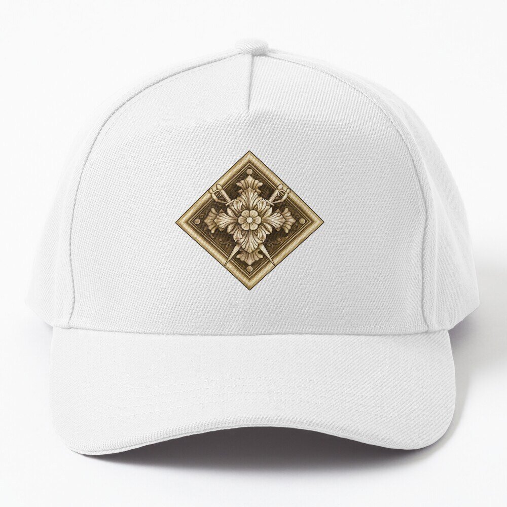 (White) House Dimitrescu Crest - Gold Baseball Cap Unisex Hat Casquette ...