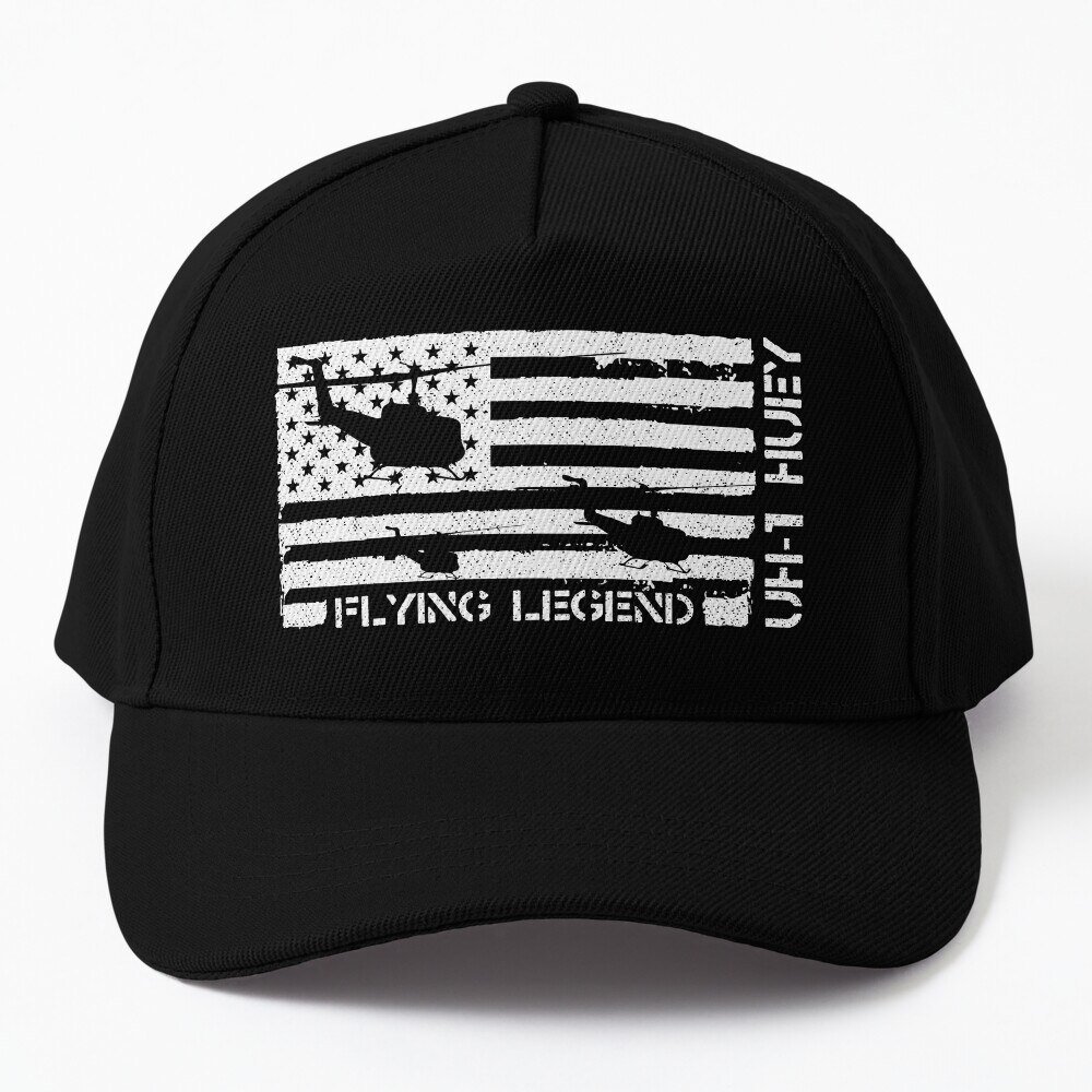 UH 1 HUEY / FLYING LEGEND Baseball Cap Unisex Hat Casquette Snapback