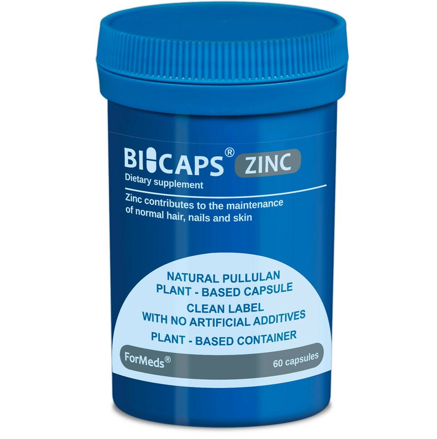 ForMeds BICAPS&Acirc;&reg; Natural VEGAN Zinc Cynk 60x Capsules