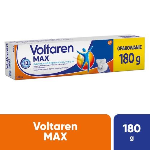 Voltaren MAX 23,2mg/g Back Muscle Joints Pain Relief Anti-Inflammatory Gel 180 g Voltaran Voltarol