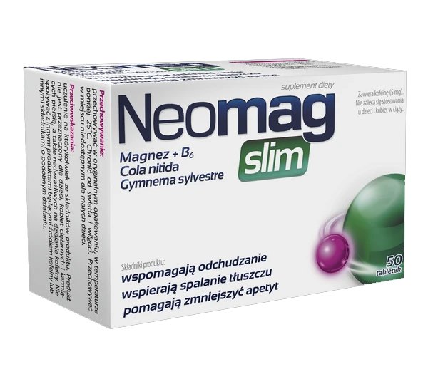 Neomag Slim Magnesium + Cola Nitida + Gymnema sylvestre 50x tablets