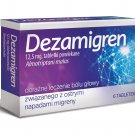 Dezamigren 12.5 mg 6x tablets for heavy migraine AFLOFARM Dezamigren 12.5 mg 6x tablets for heavy migraine AFLOFARM