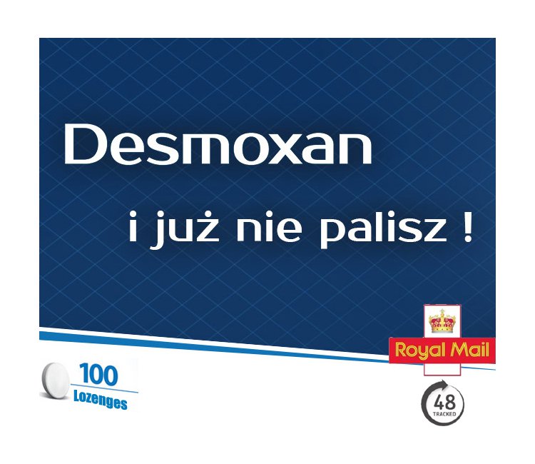 Desmoxan 100x tablets NiQuitin Nicorette Nicotine Lozenges Stop Smoking Cessation I ju&Aring;&frac14; nie palisz