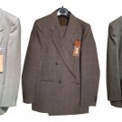 Men's Suit Winter Pure Wool Double Chest Classic Hazelnut Double Breasted Suit