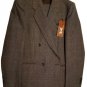 Men's Suit Winter Pure Wool Double Chest Classic Hazelnut Double Breasted Suit