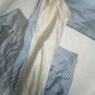 Woman set Sailor Boy Striped Pure Silk Two Pieces & Band 42/44 Real Vintage