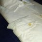 Men's Shirts White Elegant Size 44 Fabric Wrought Made IN Italy New Vintage