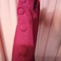 Dress Winter 90% Wool Red Cherry 44 Fabric Crêpe Length Midi