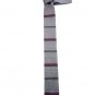 Tie IN Jersey handcrafted Bottom Grey Horizontal Lines Blue Red CM 5