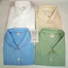 Shirts Men's Long Sleeve Real Vintage Neck Long Bassetti Solid Colour No Iron