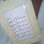 Men's Jacket Light Real Leather Madras White Striped Size 50 Spring Aniline