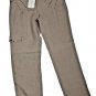 Women's Trousers Mix Linen Summer Size 44 Red Mud Light Comfort Made IN Italy