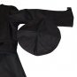 Trench Man Double-Breasted Black Raincoat Size 46(S) Vintage Early 70s