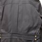 Trench Man Double-Breasted Black Raincoat Size 46(S) Vintage Early 70s