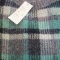 Sweater Pullover Man Wool Mohair Green Grey Check Checked Sweater Vintage