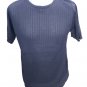 Men's Sweater Unisex Crew-Neck short Sleeve Rib Cotton Blend Gran Sasso S/L