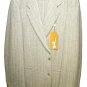Suit Boy Tweed Size 44 Hazelnut Striped Winter Pure Wool 2 Buttons Sartorial