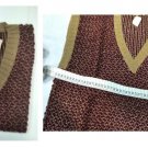 Woman Vest Sleeveless Wool Boucle Marc Various Sizes Winter Vintage New