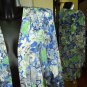 Whippet Coat Jacket Woman Pink Blue Flowers Silk Blend 2 Fantasie Classic Light
