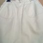 Skirt Spring Summer Sport Jeans White Size 44 46 Made IN Italy Oltre Woman