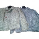 Men's Jacket Short Winter Wool Brown Buttons Leather Zipper Various Sizes