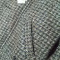 Men's Jacket Short Winter Wool Brown Buttons Leather Zipper Various Sizes