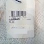 Men's Sweater White Crew-Neck Fit Wide Wool Blend Made IN Italy