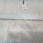 Men's Sweater White Crew-Neck Fit Wide Wool Blend Made IN Italy