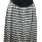 Woman set Pure Linen Summer Jacket Skirt Revolves Fit Comfortable Grey