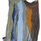 Dress Summer Casual Long Light Striped Claudiagil Viscose Linen Straps