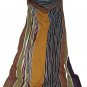 Dress Summer Casual Long Light Striped Claudiagil Viscose Linen Straps