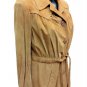 Overcoat Dust Coat Woman Real Leather Suede Piece Unique Ages '70 Tassel Hiq