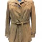 Overcoat Dust Coat Woman Real Leather Suede Piece Unique Ages '70 Tassel Hiq
