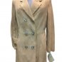 Overcoat Dust Coat Woman Real Leather Suede Piece Unique Ages '70 Tassel Hiq