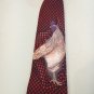 Tie Pure Silk handcrafted Rooster Effect 3D Made IN Italy 3 1/8in 2 Colours New