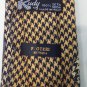 Tie Pure Silk handcrafted Rooster Effect 3D Made IN Italy 3 1/8in 2 Colours New
